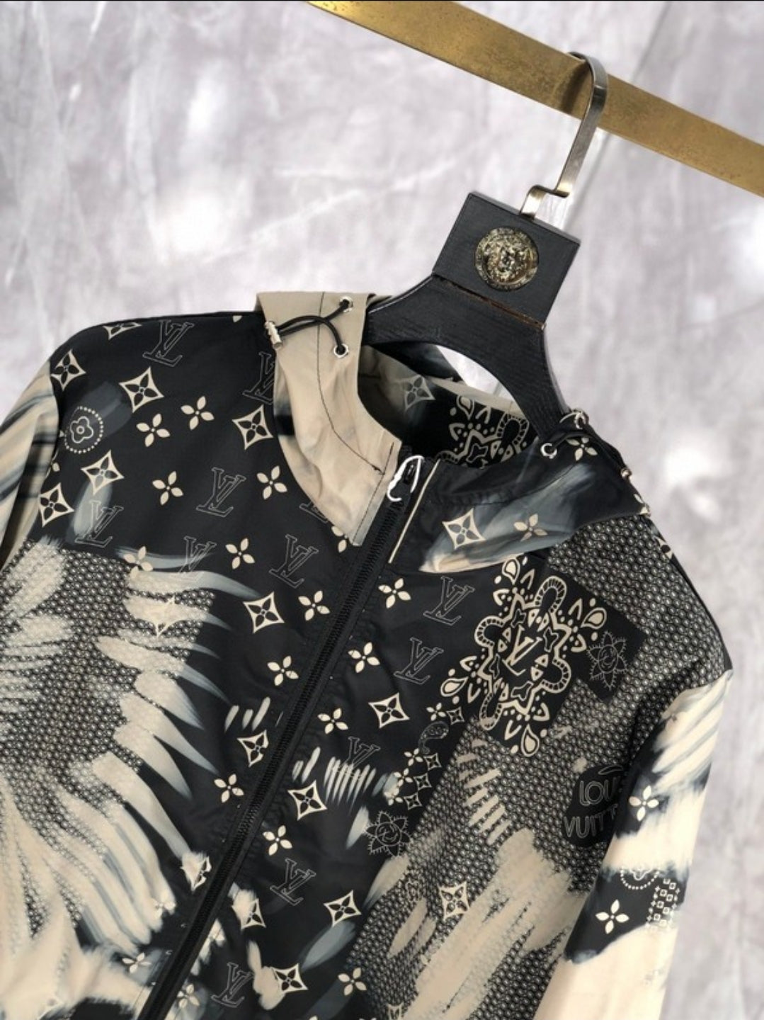 LV #Tie Dye Bandana Windbreaker