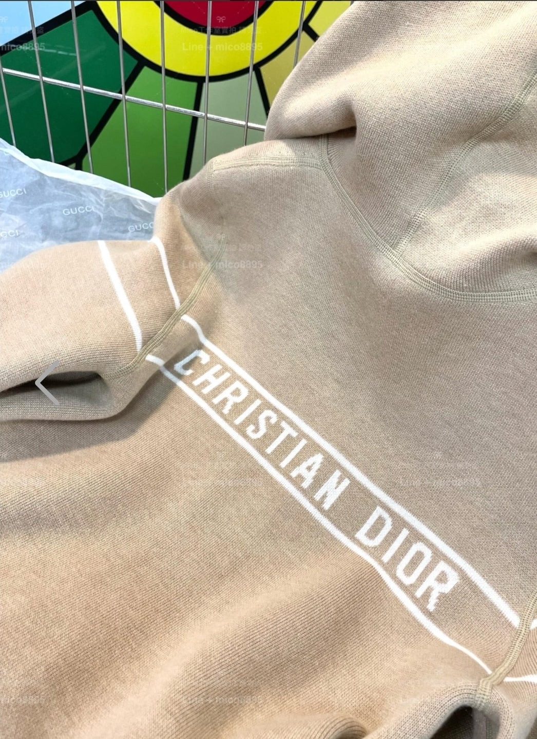 CD #Oblique Reversible Zipped Hoodie