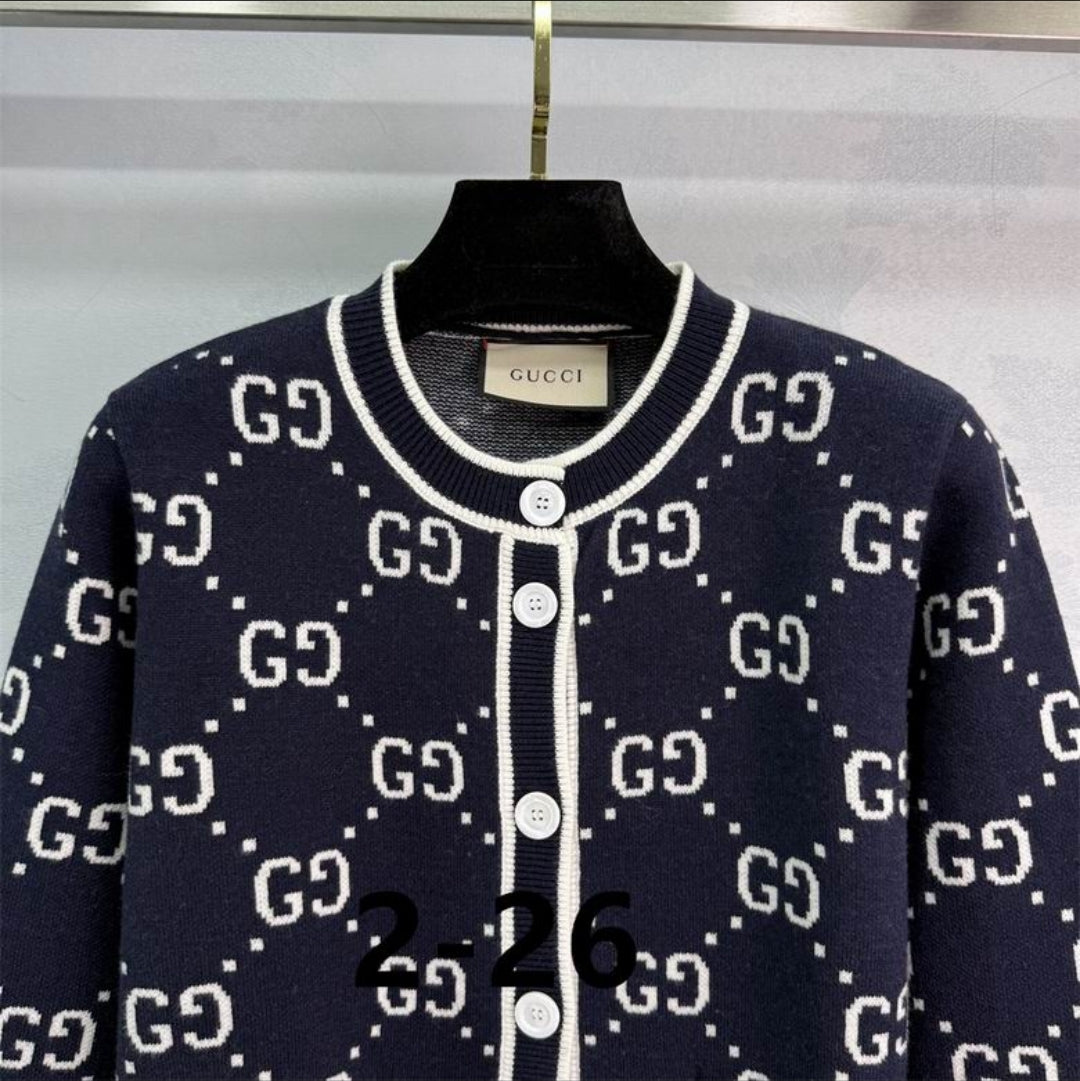 GG #Jacquard Cardigan