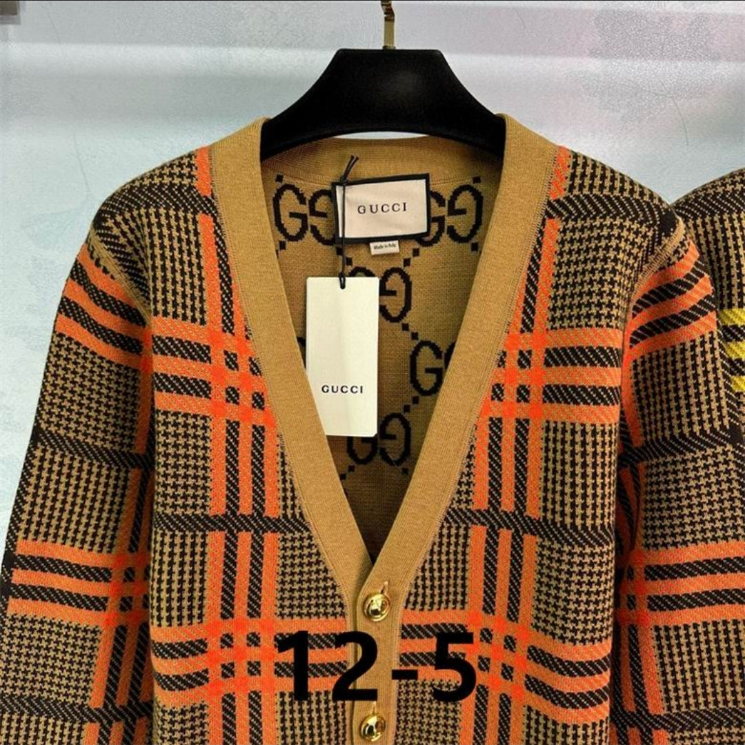 GG #Check & Supreme Reversible Cardigan (10)
