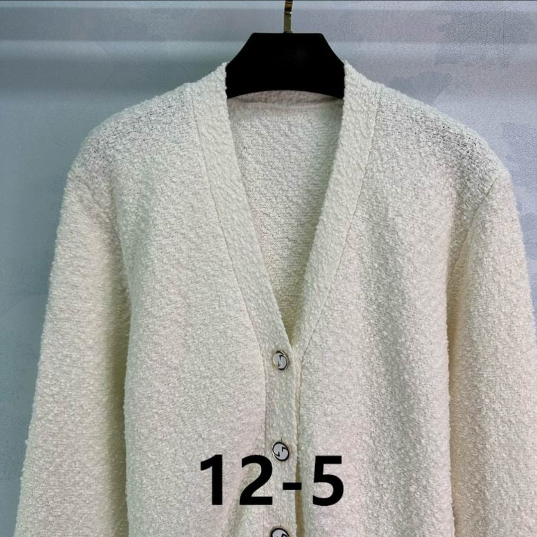 GG #Boucle V Neck Cardigan