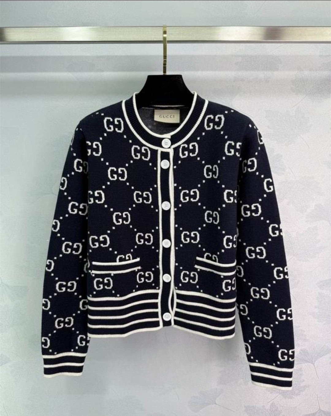 GG #Jacquard Cardigan