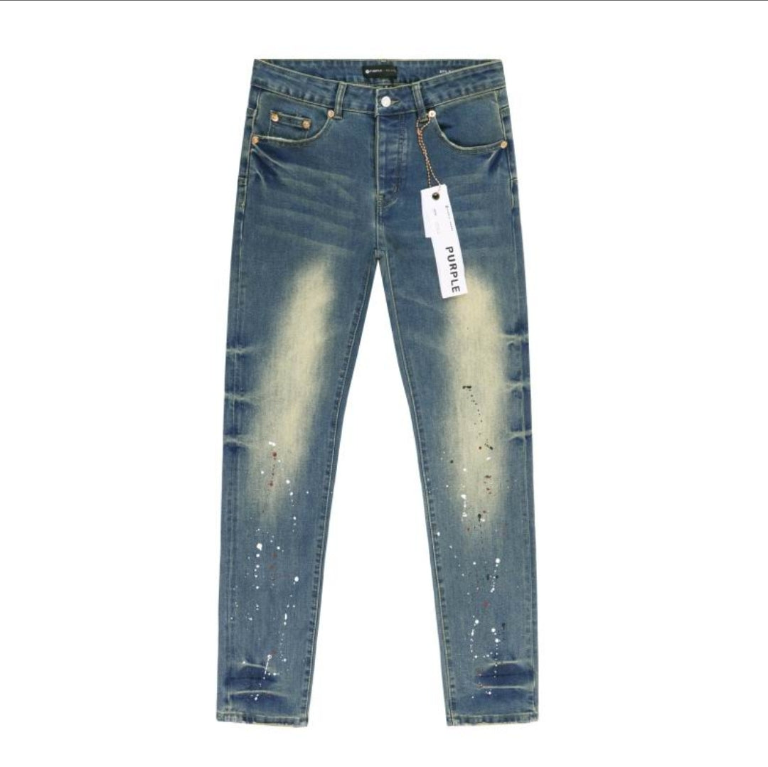 PrP #P002 Spotted Indigo Jeans
