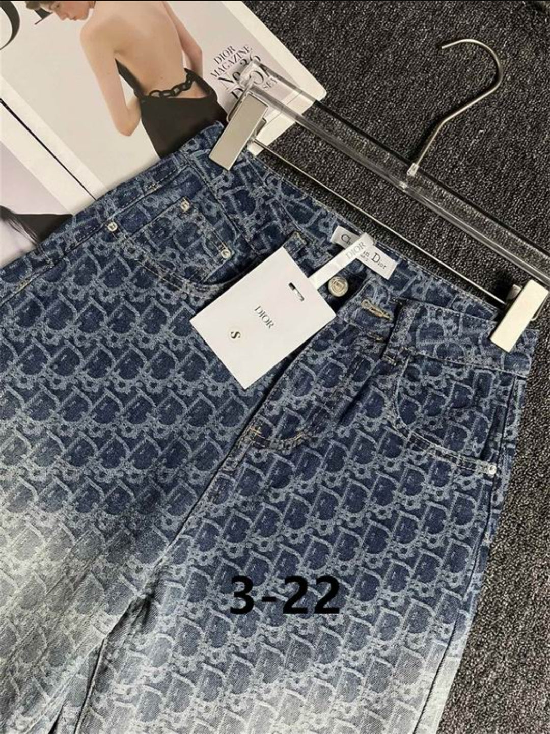 CD #Oblique All Over Jeans
