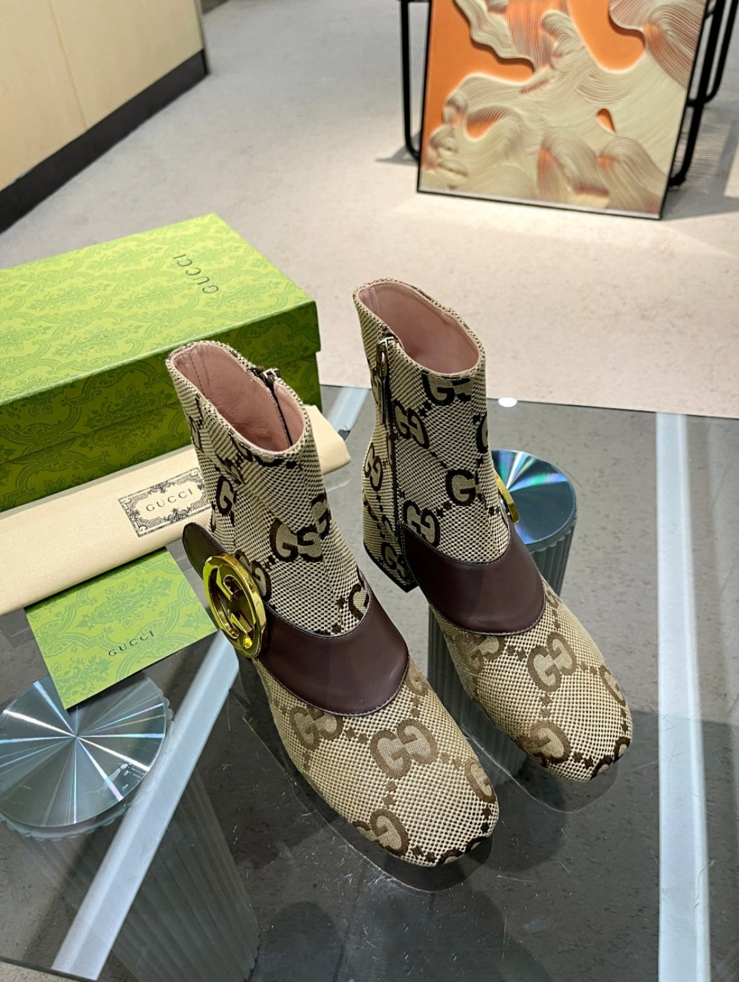 GG #Jumbo Supreme Zipper Boots