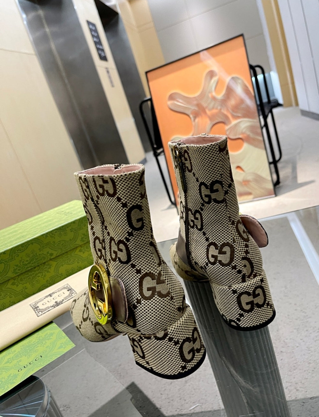 GG #Jumbo Supreme Zipper Boots