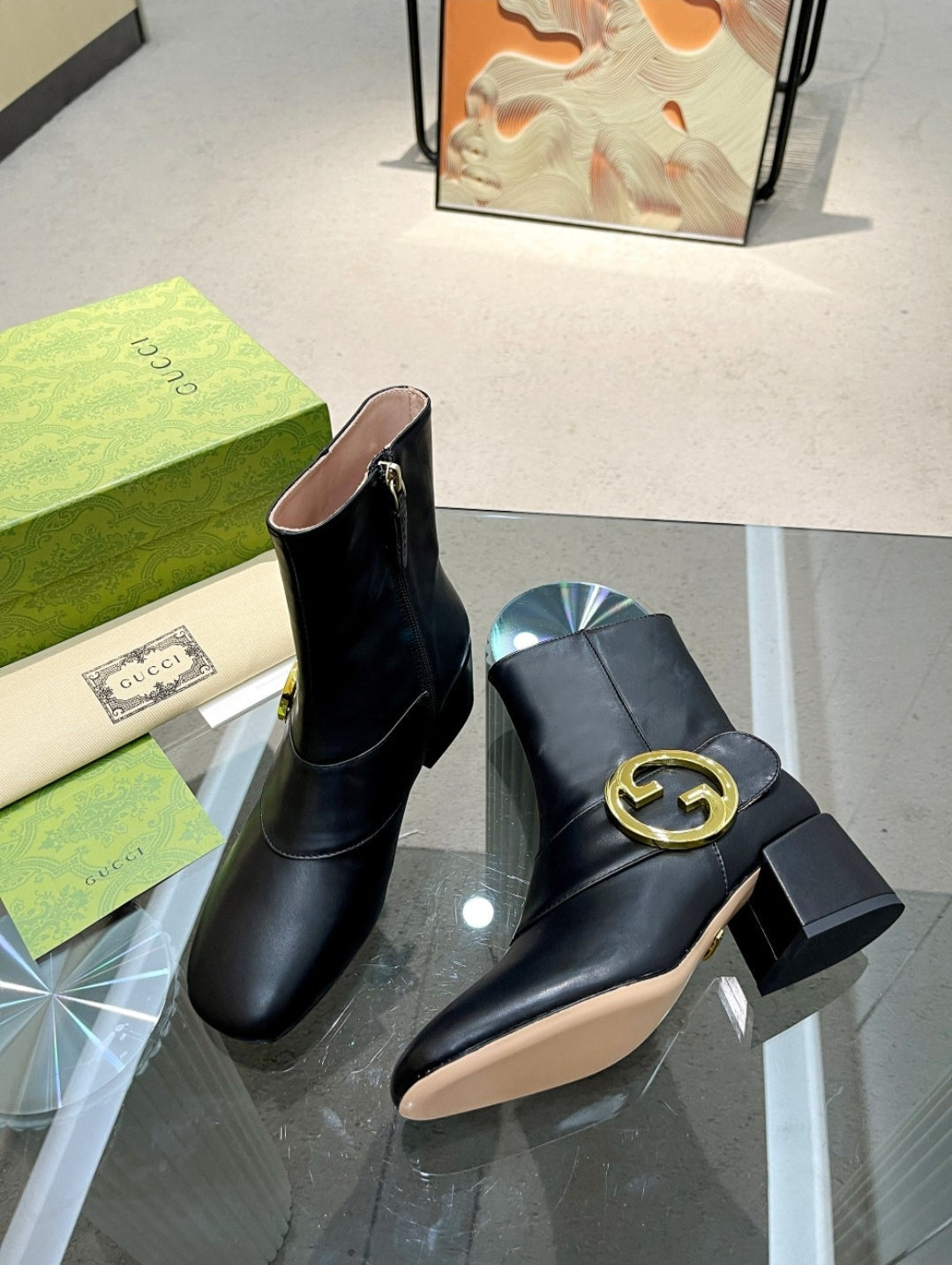 GG #Zipper Boots