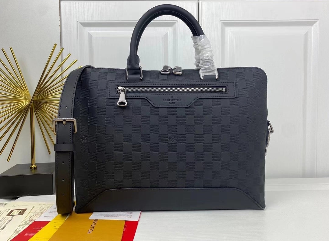 LV #DamierBriefcase