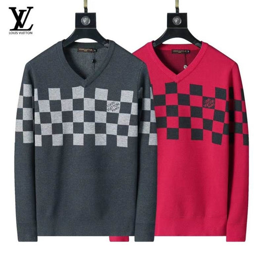 LV #VneckPullover (2Colors)