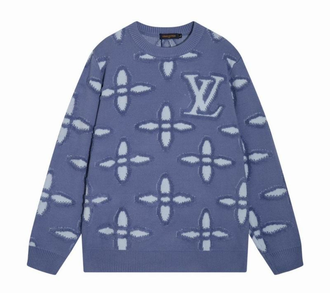 LV #FlowerJacquard Sweater