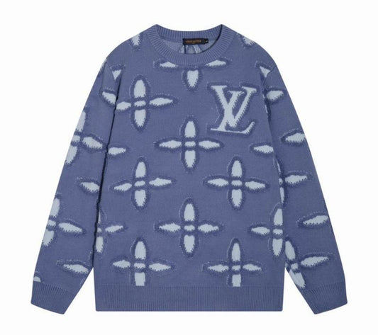 LV #FlowerJacquard Sweater