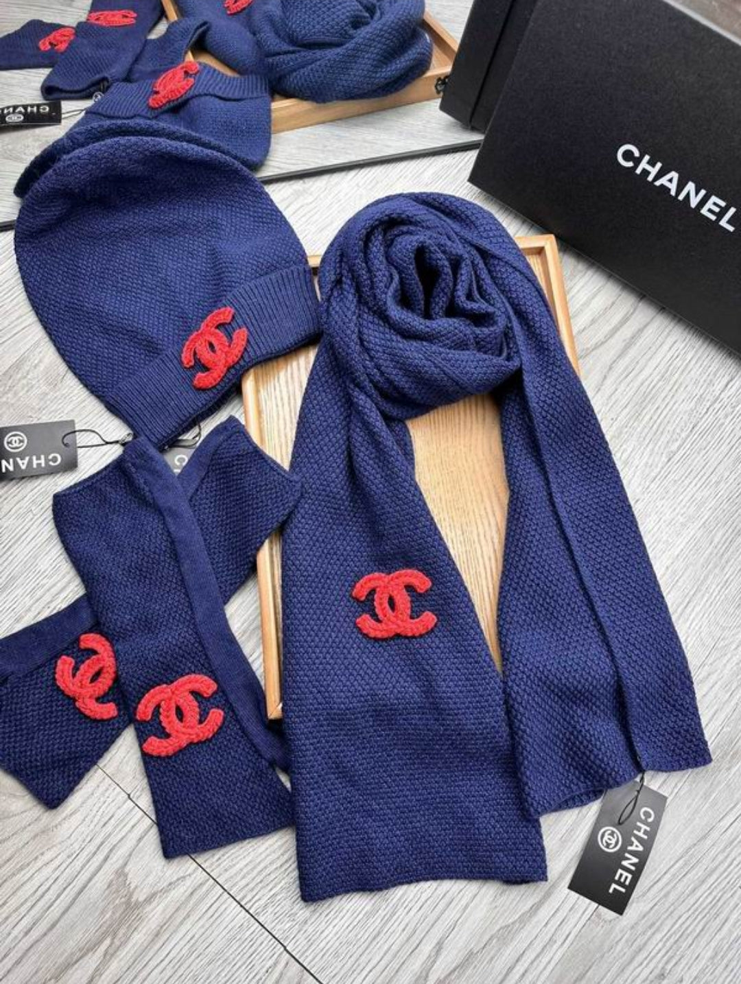 C #HatScarf&Glove Set