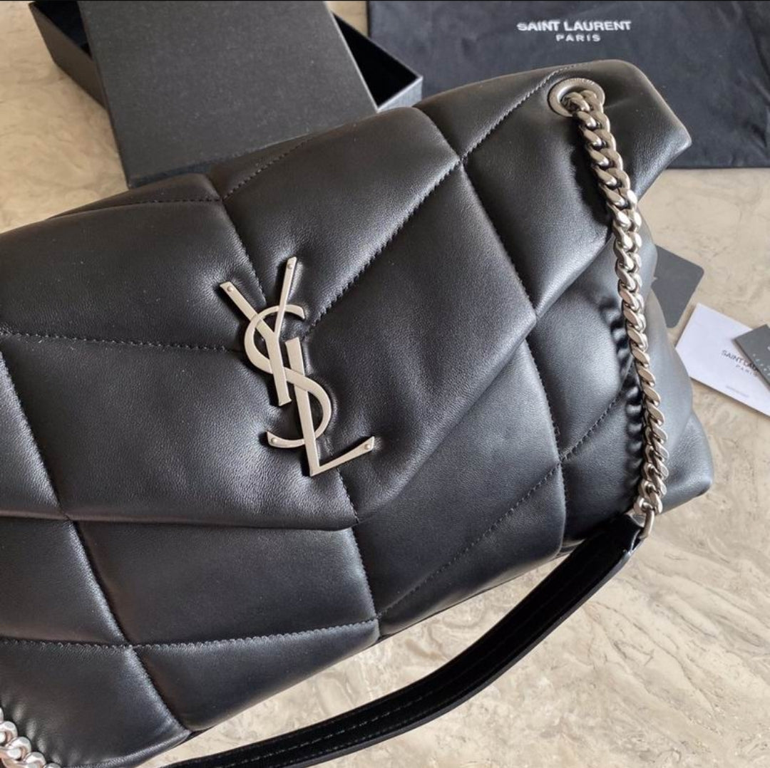 YSL #LouLouPuffer Silver