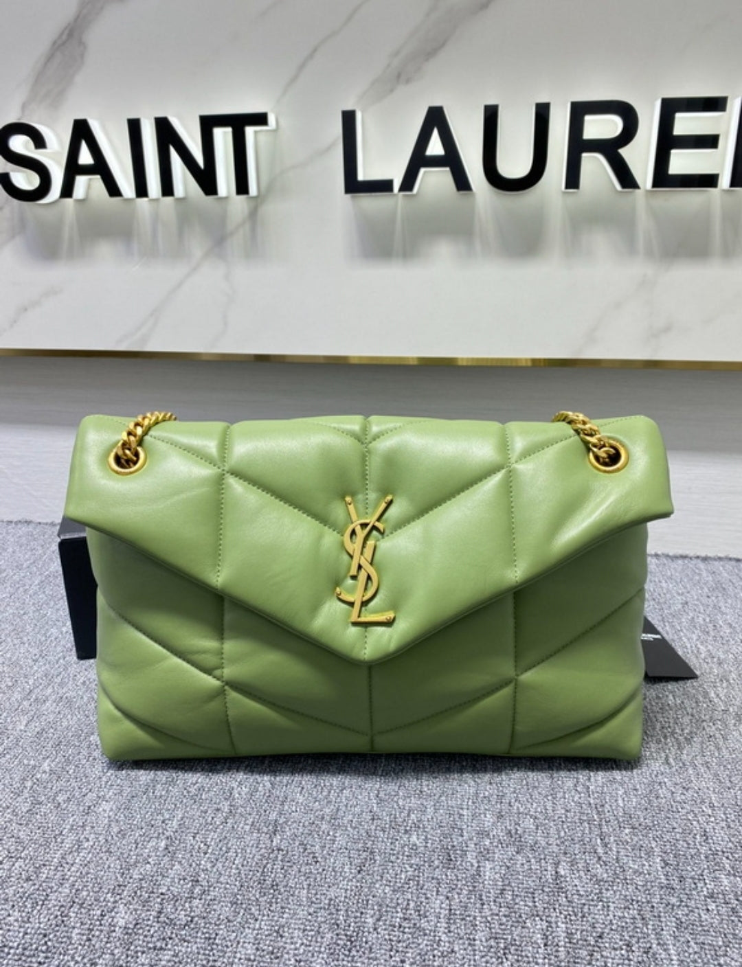 YSL #LouLouPuffer Mint