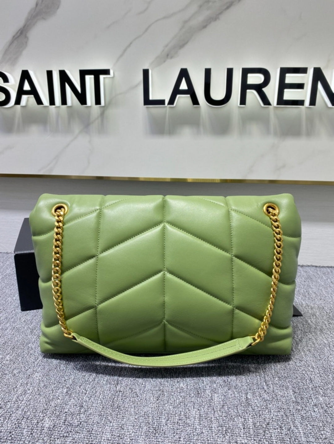 YSL #LouLouPuffer Mint