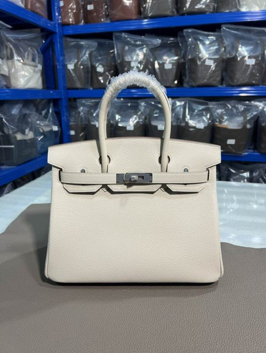 HMe #Birkin25/30 White