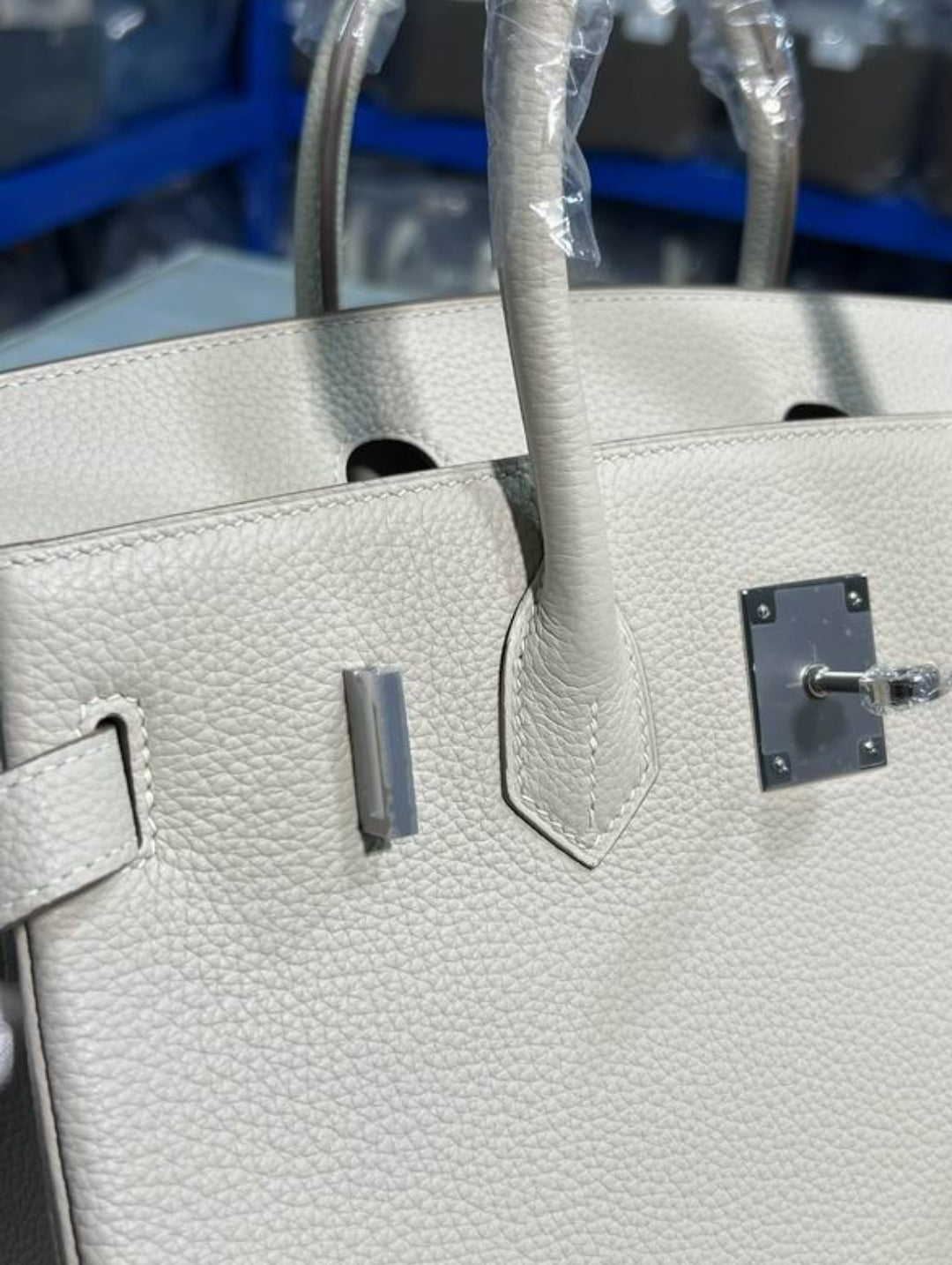 HMe #Birkin25/30 White