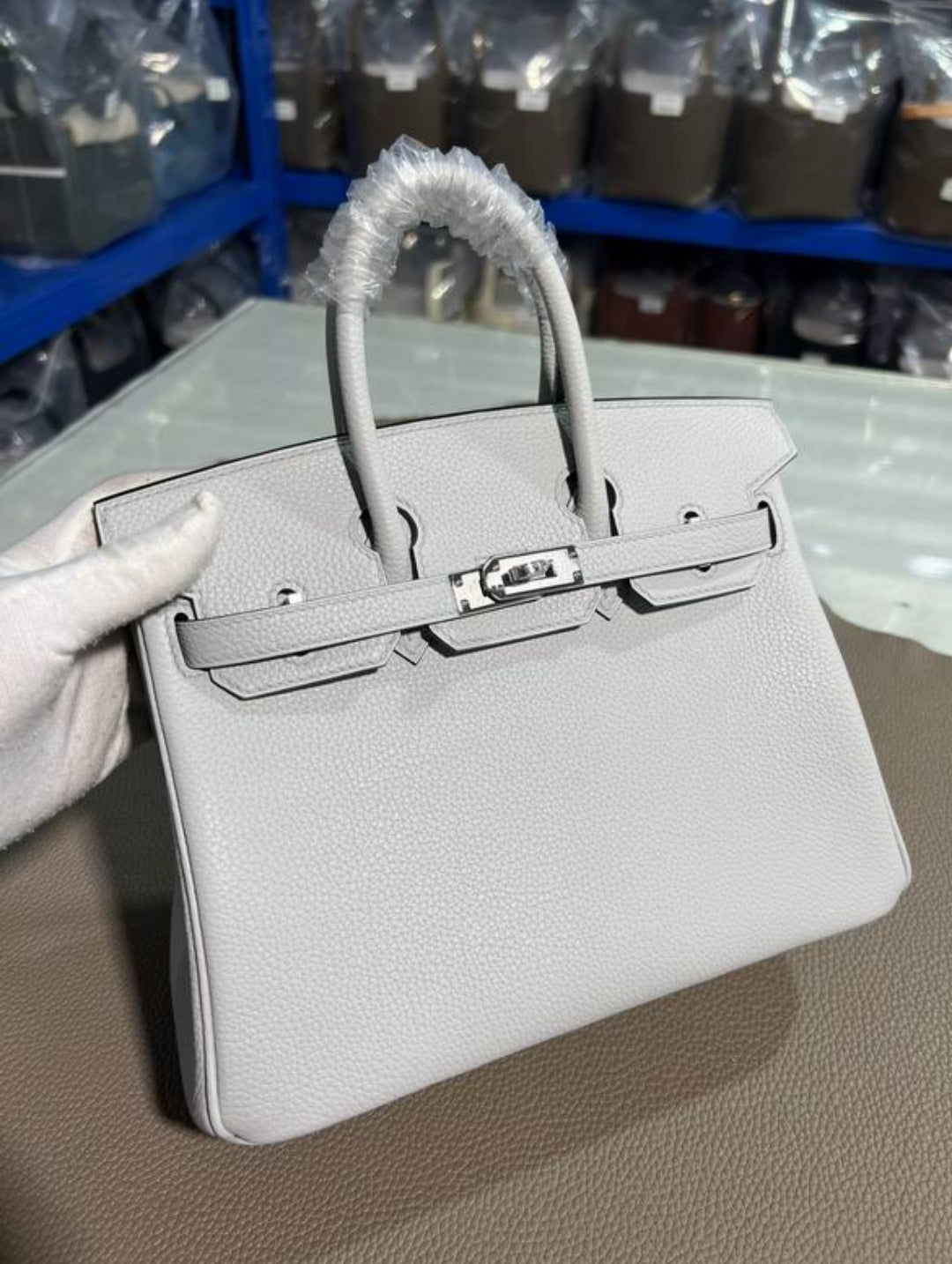 HMe #Birkin25 Silver