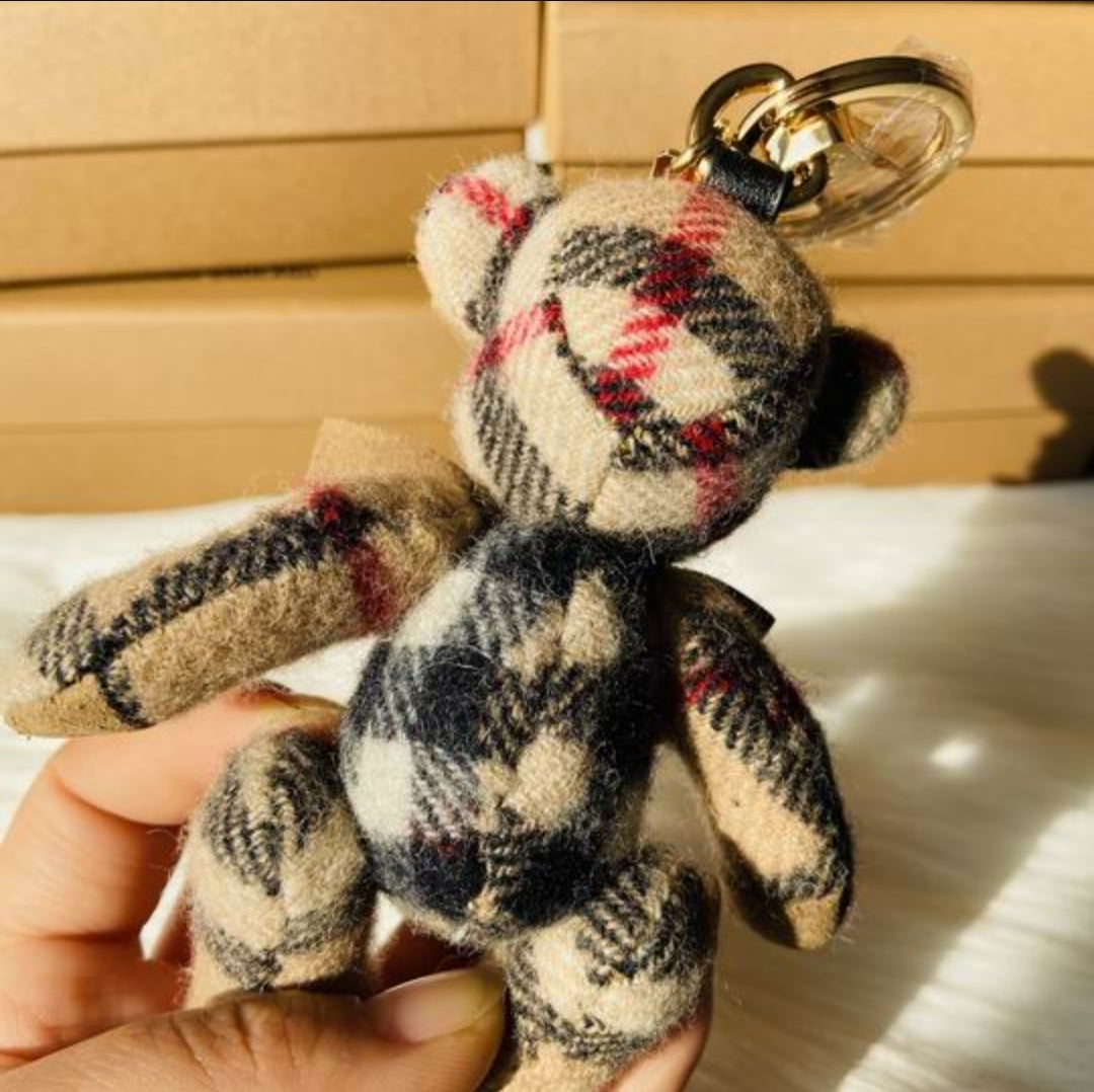 Bur #BowTie Teddy Keychain