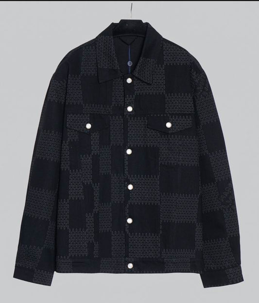 LV #GiantDamier DenimJacket