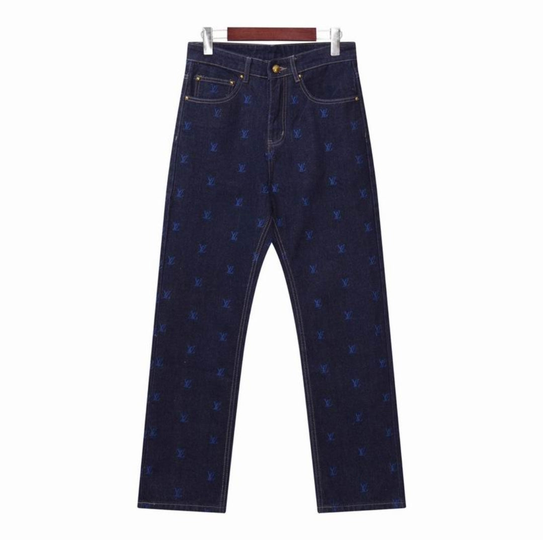 LV #Monogram DenimJeans