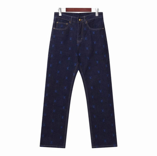 LV #Monogram DenimJeans