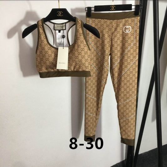 GG #Jersey Jacquard YogaSet
