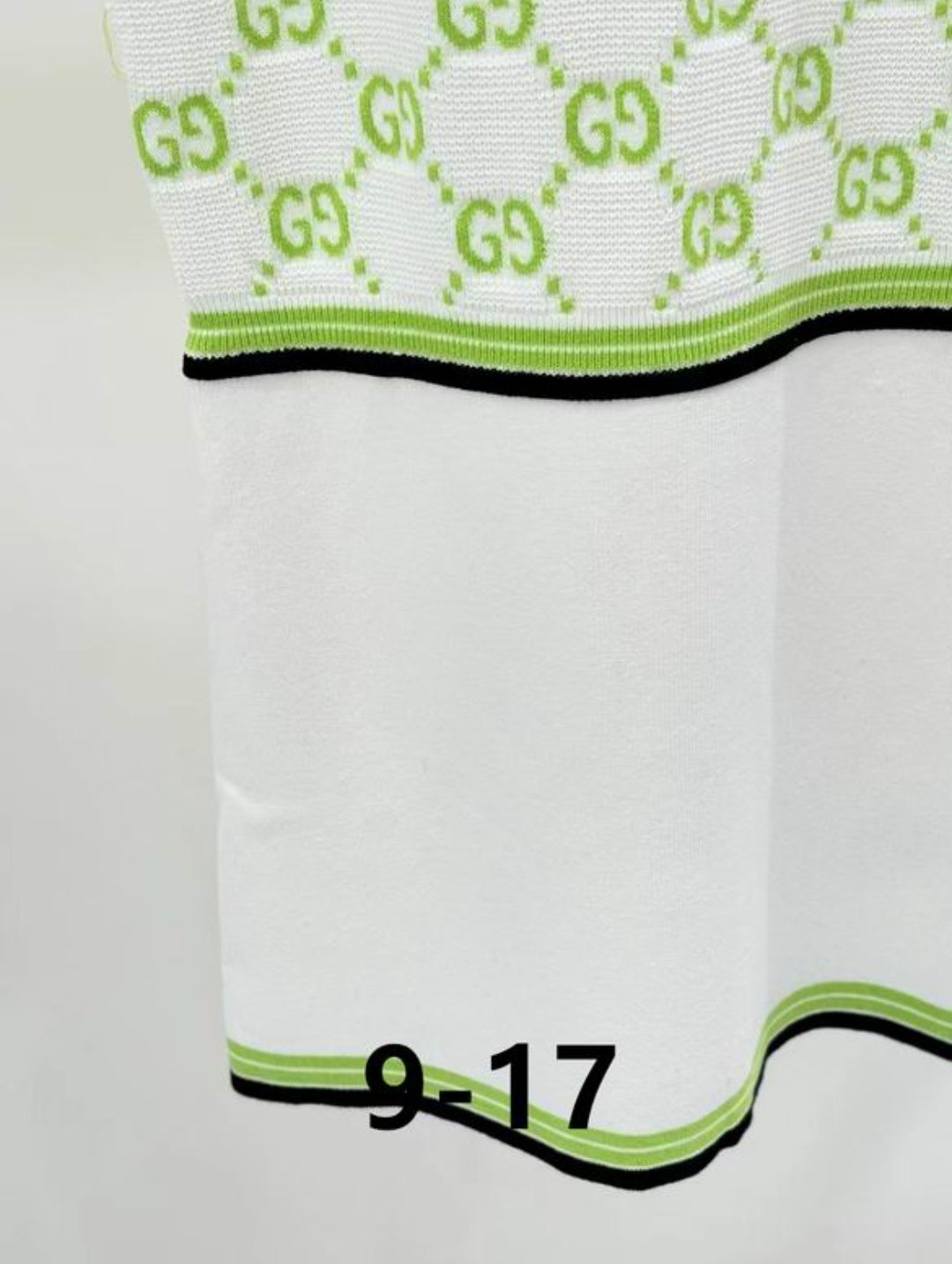 GG #Intarsia Polo Dress