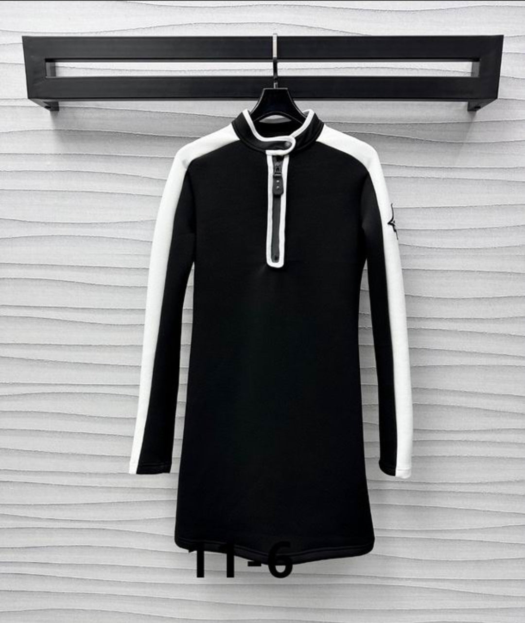 LV #Graphic Accent Dress