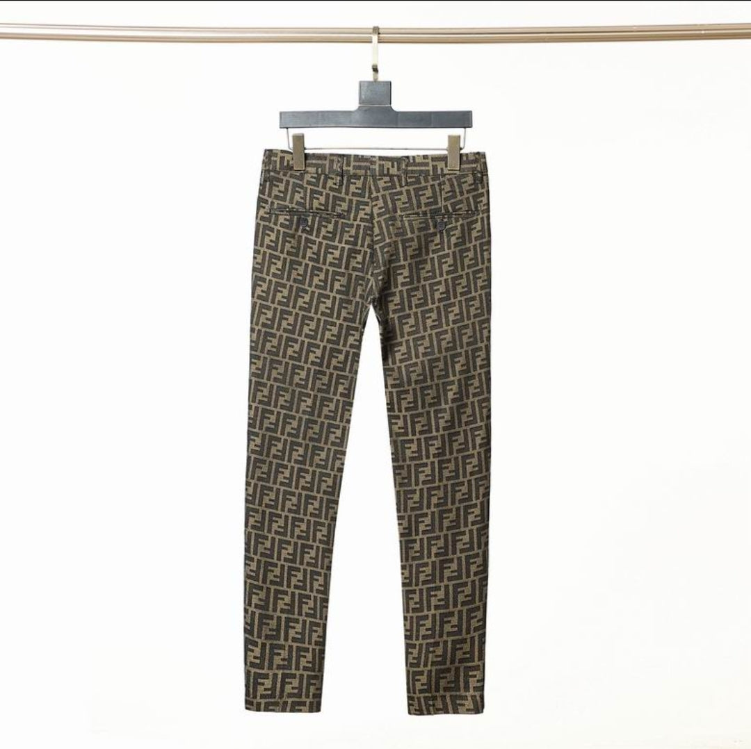 FF #Jacquard Motif Pants