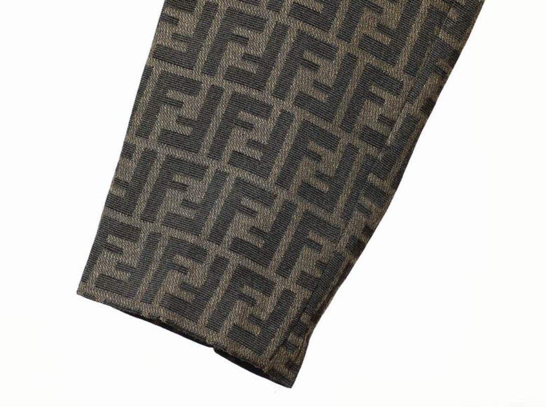 FF #Jacquard Motif Pants