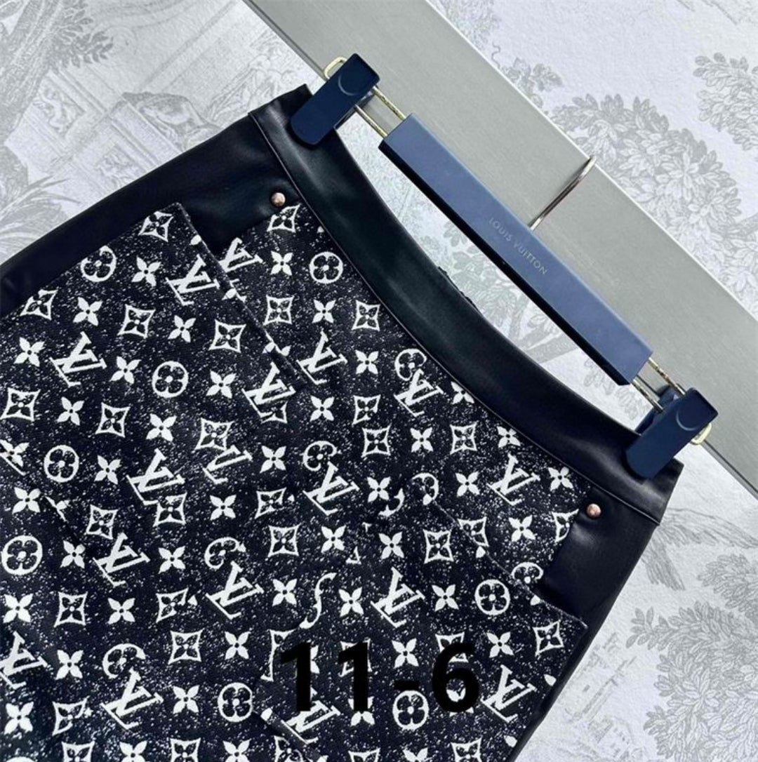 LV #Boucle Monogram Skirt