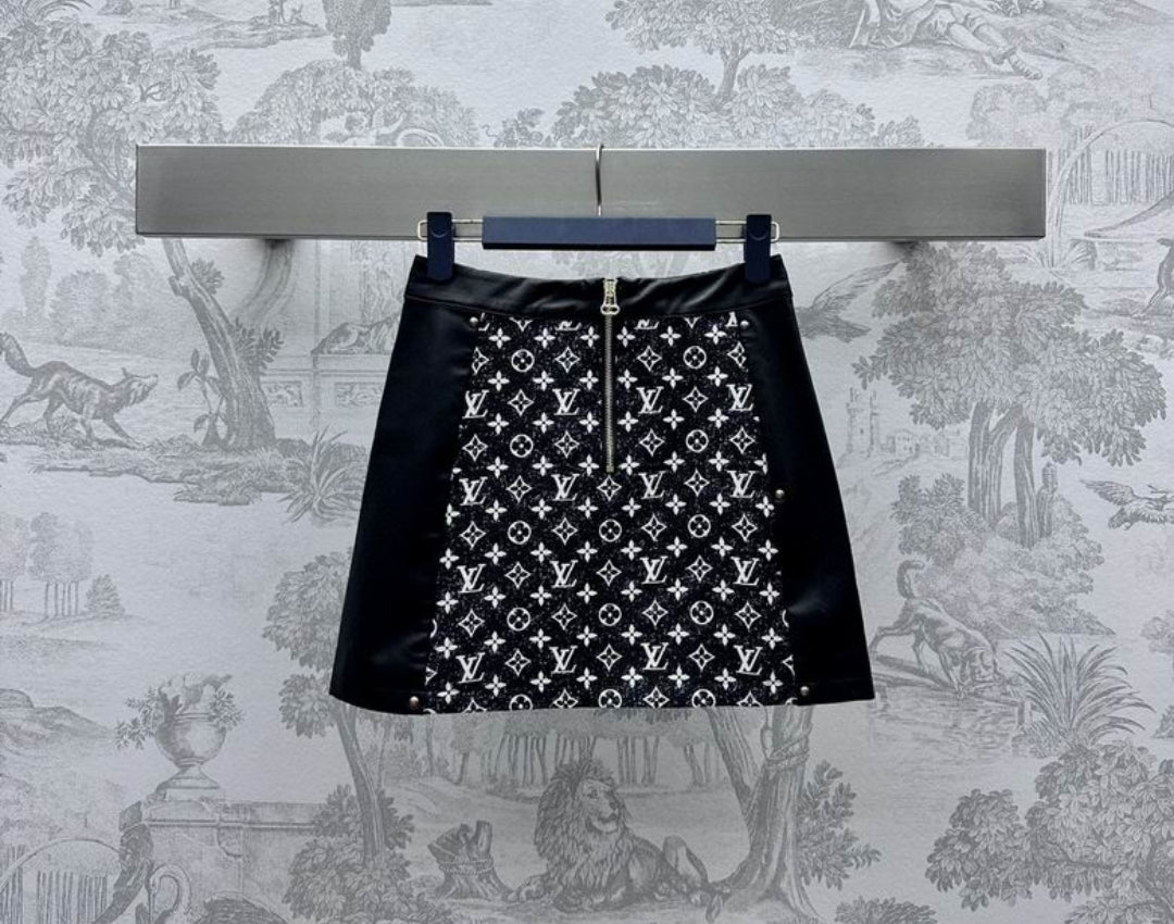 LV #Boucle Monogram Skirt