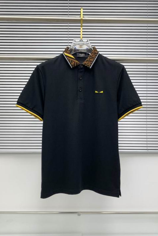 FF #Diagonal Jacquard Polo