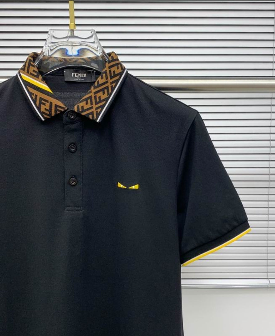 FF #Diagonal Jacquard Polo