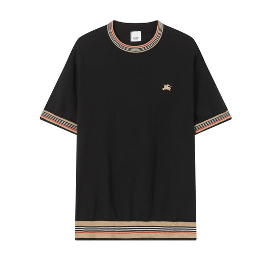 Bur #Check Stripe Shirt