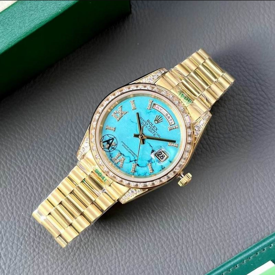 Rlx #Day-Date Baby Blue MOP (41)