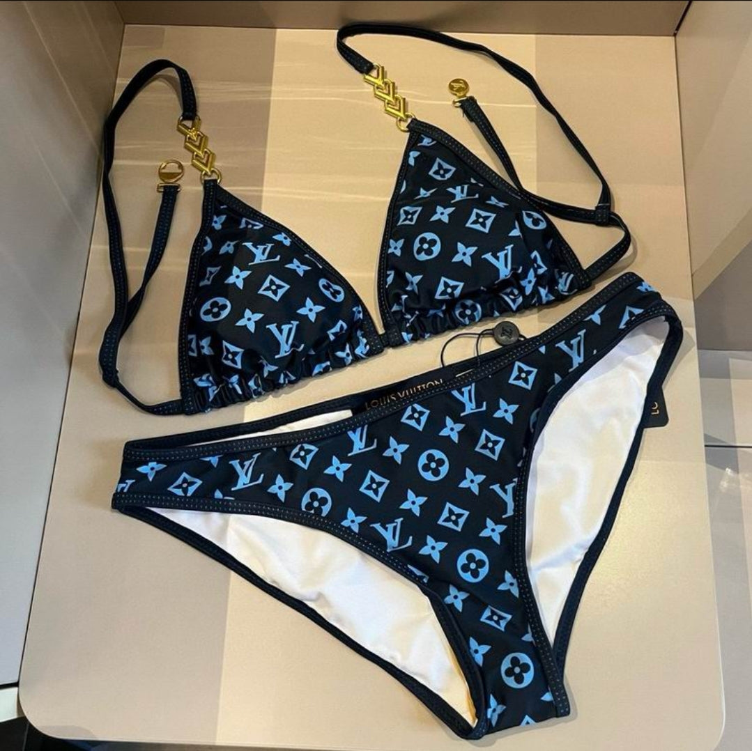 LV #Triple V Graphic Bikini