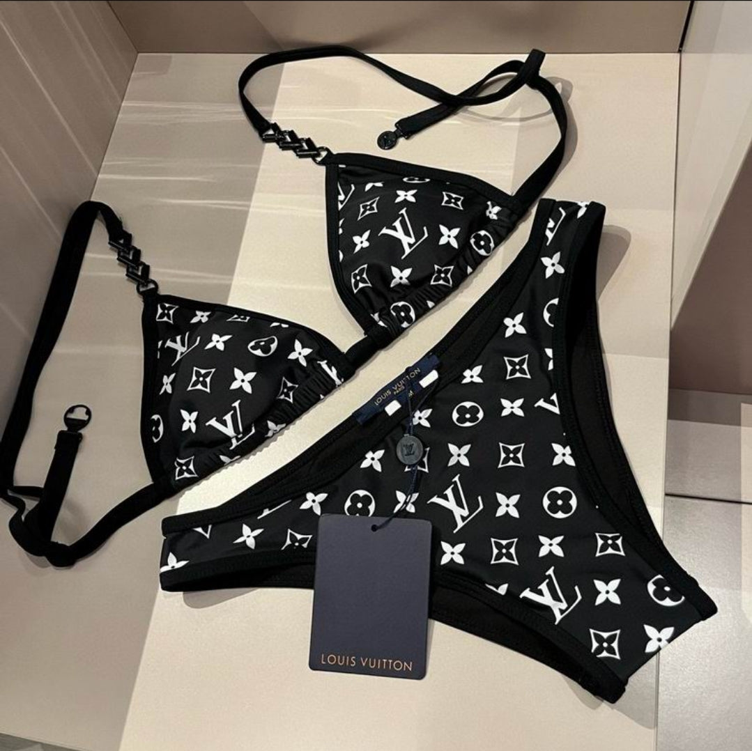 LV #Triple V Graphic Bikini