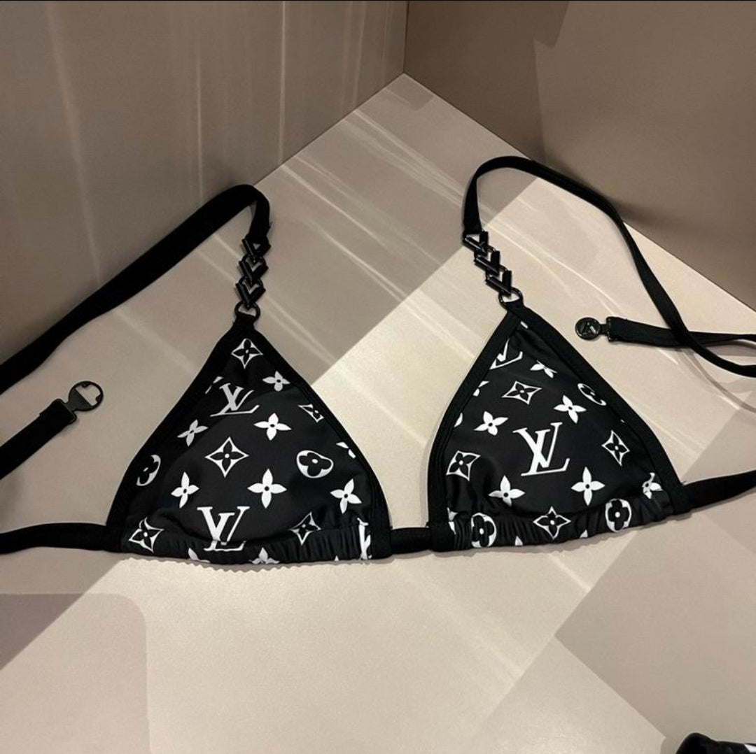 LV #Triple V Graphic Bikini