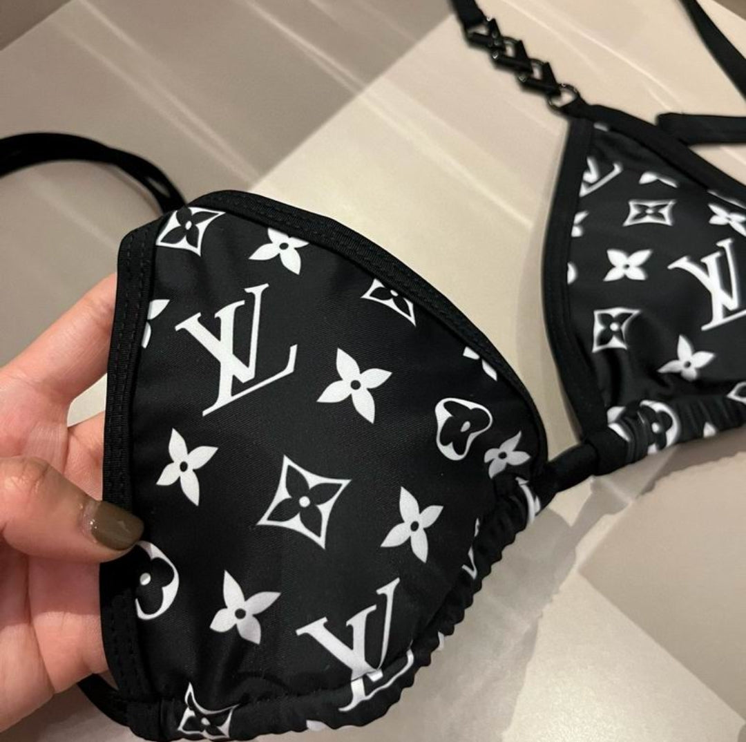 LV #Triple V Graphic Bikini