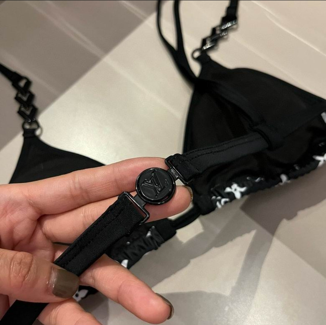 LV #Triple V Graphic Bikini