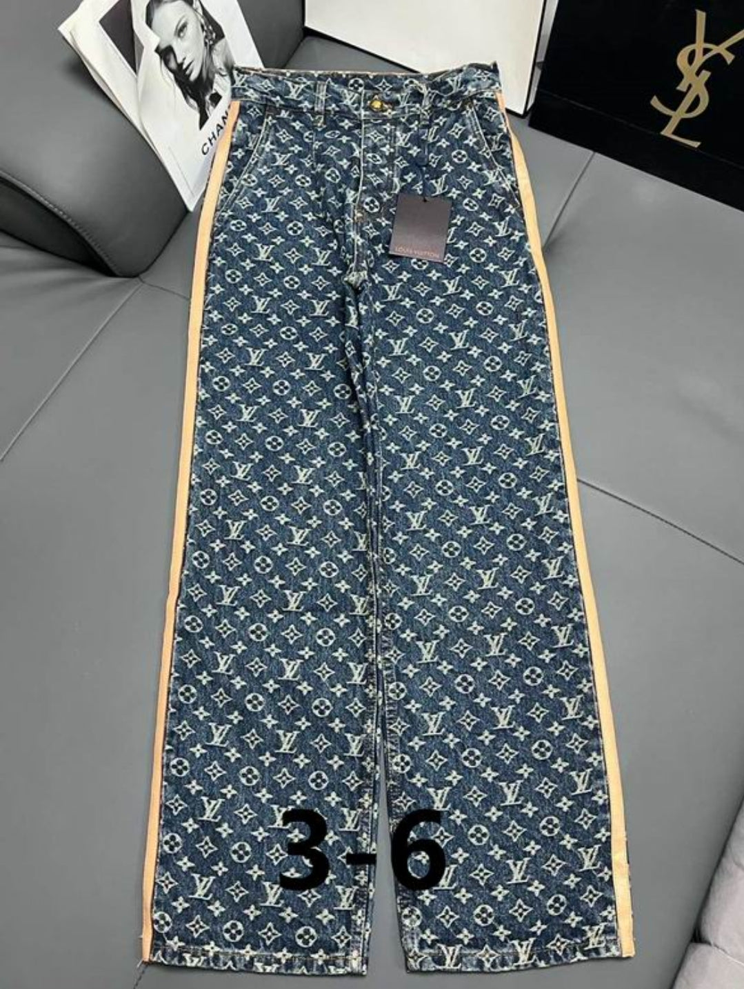 LV #Monogram Denim