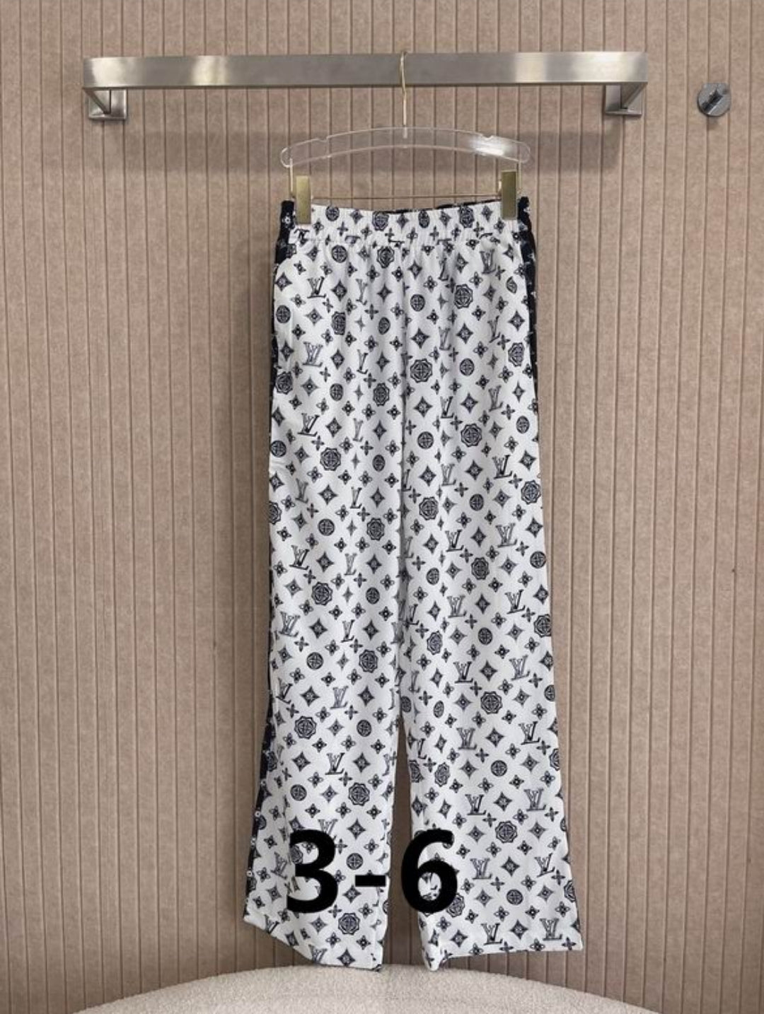 LV #Silk Jogging Pants