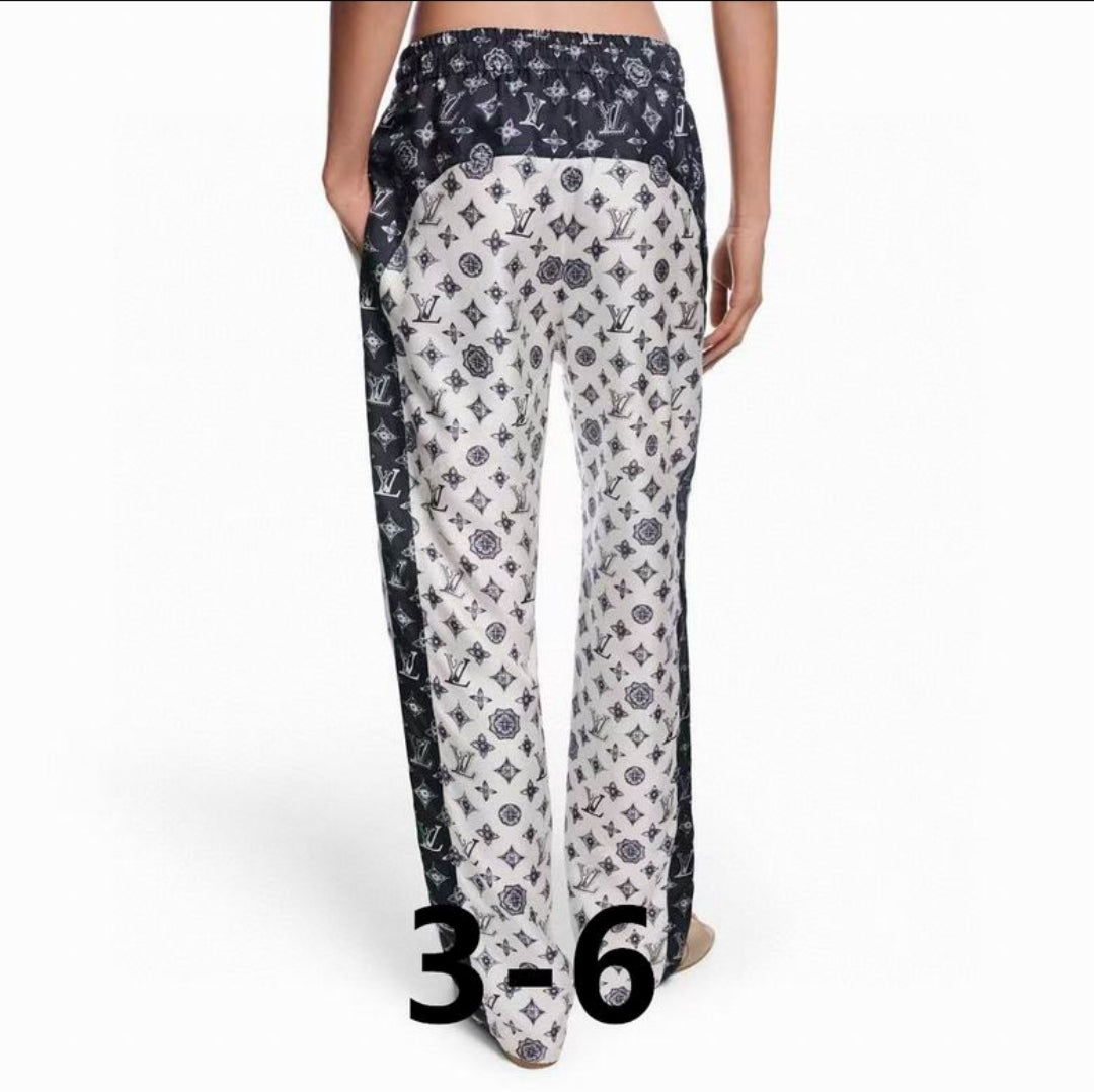 LV #Silk Jogging Pants