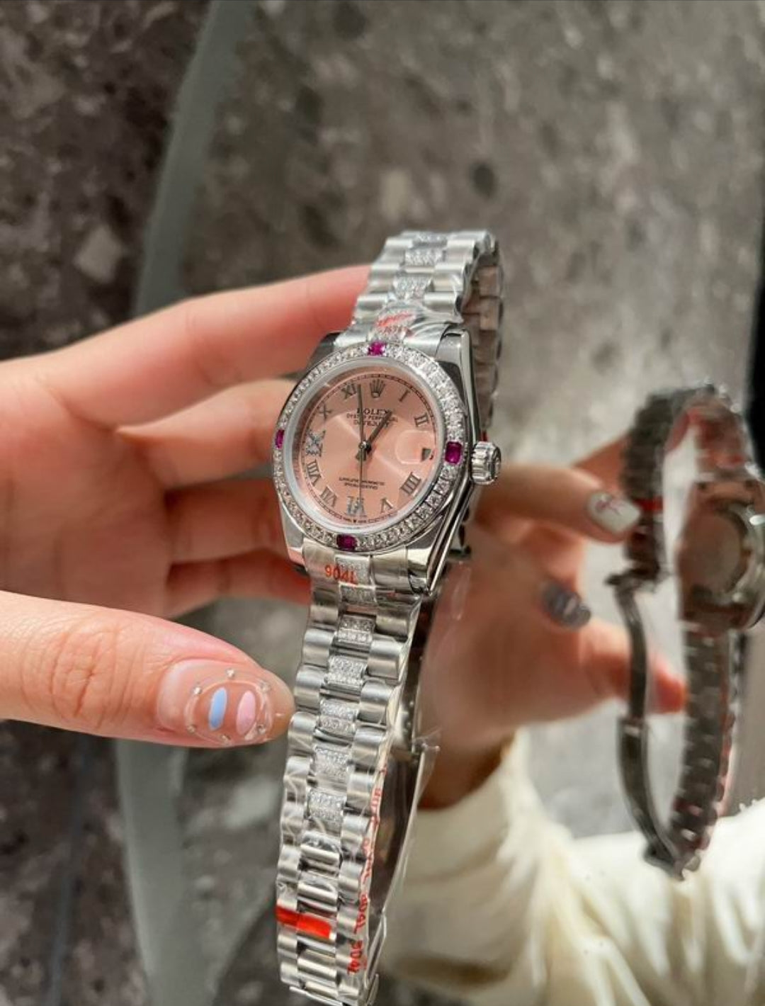 RLx #DateJust Crystal Salmon (31mm)