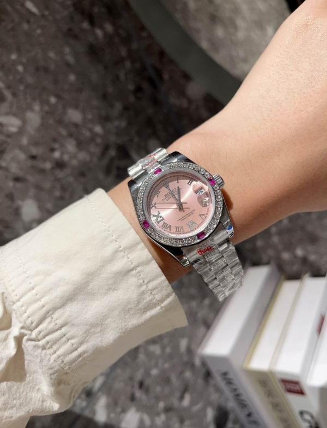 RLx #DateJust Crystal Salmon (31mm)