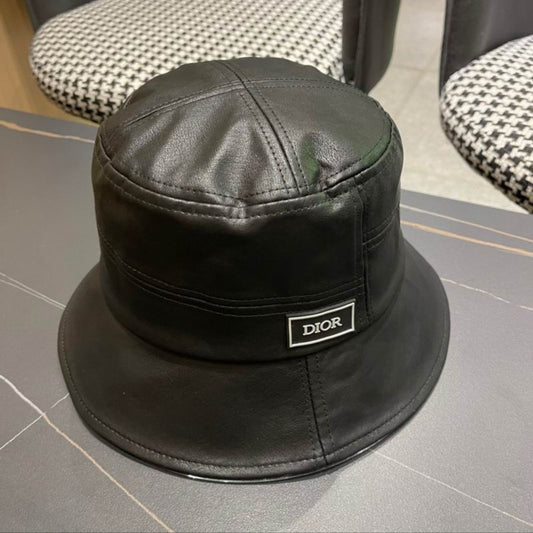 CD #Leather D-Bobby Bucket Hat