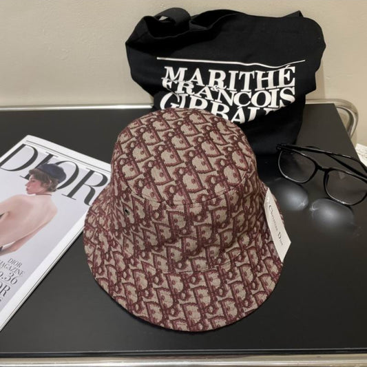 CD #Reversible Oblique Bucket Hat