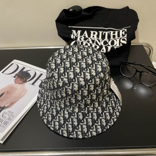 CD #Reversible Oblique Bucket Hat